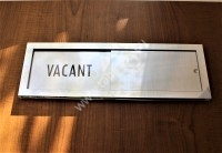 tabliczka z klapką vacant